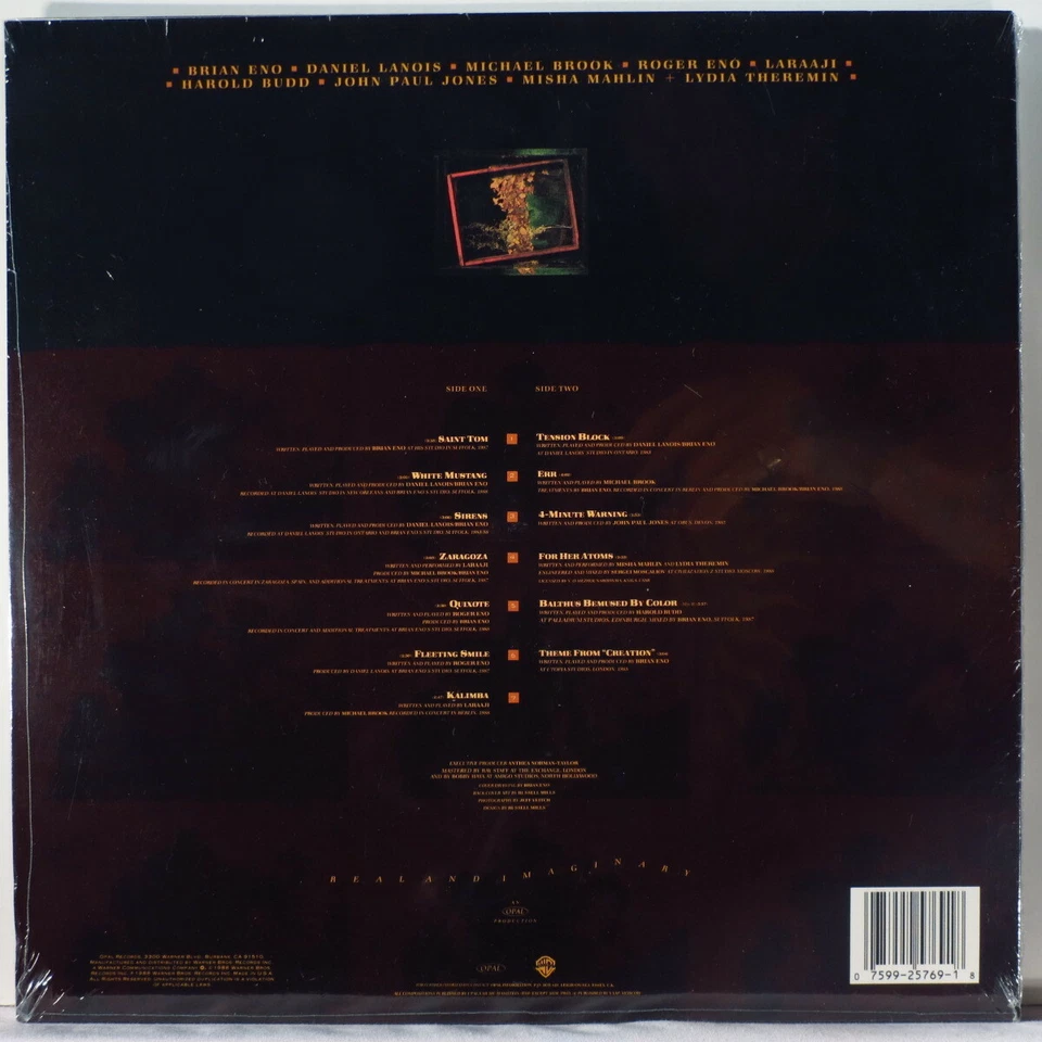 BRIAN ENO/ DANIEL LANOIS/ Various ‎– Music For Films III 1988 1st P LP  SEALED Foto 2 de 2