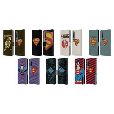 OFFICIAL SUPERMAN DC COMICS VINTAGE FASHION LEATHER BOOK CASE FOR XIAOMI PHONES