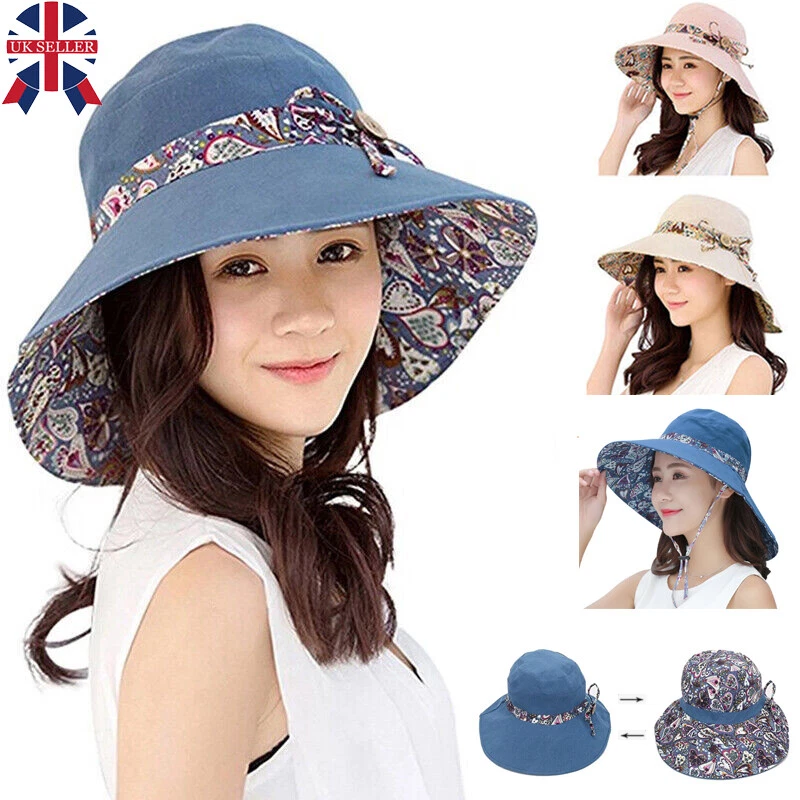 Foldable sun hat ladies 2025