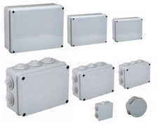 CASSETTE SCATOLE DI DERIVAZIONE DA ESTERNO CON SENZA PASSACAVI