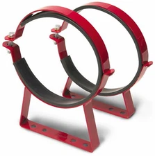 Nitrous Bottle Bracket Kit NOS NX ZEX Dry Wet Cheater 10lb 15lb 7" Red Metal