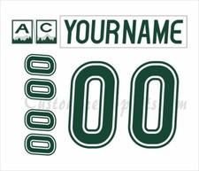 Everett Silvertips Customized Number Kit for 2019-2024 White Uniform