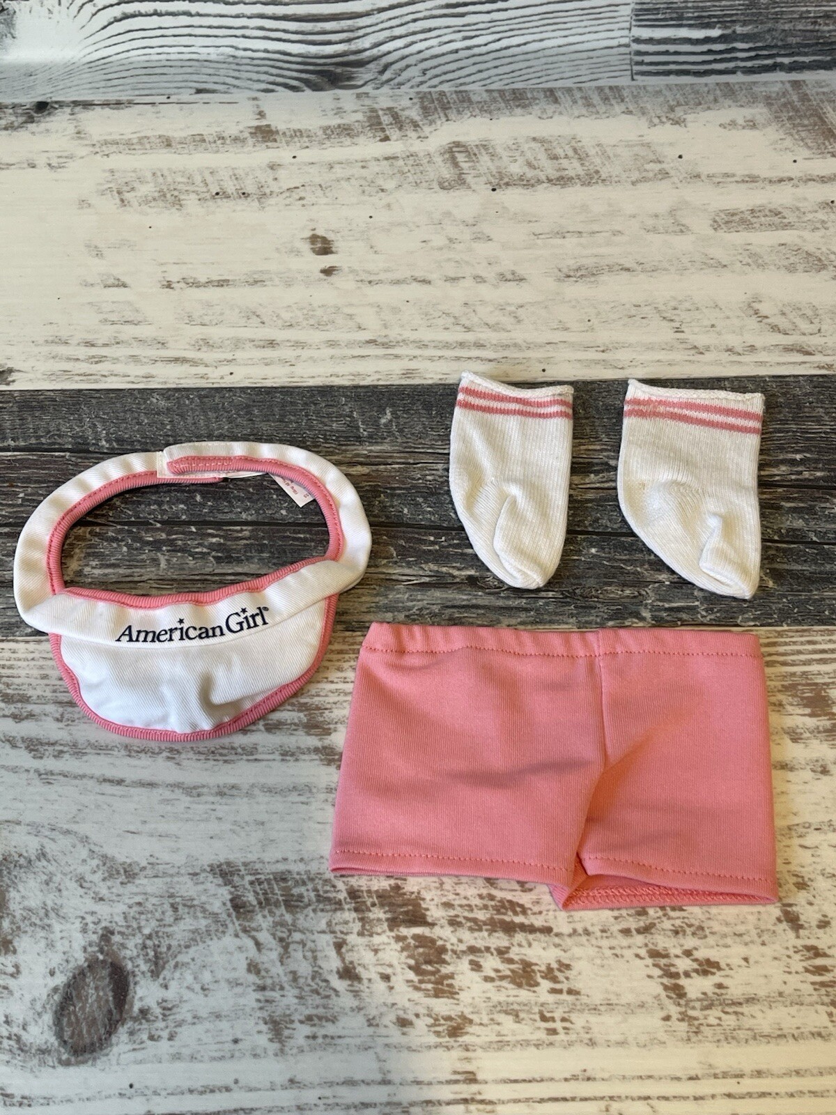 SAOLA American Girl Doll Just Like You TENNIS Outfit II solo calze rosa con visiera corta