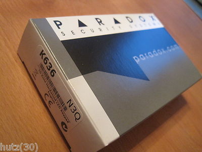 SECURITY ALARM SYSTEM PARADOX K636 10-ZONE HARDWIRED LED KEYPAD MODULE NEW / NEU