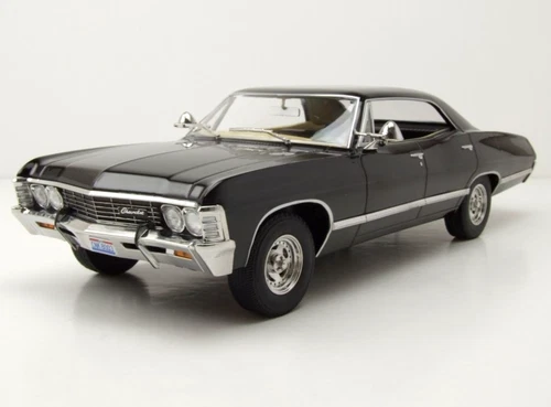 MCG 1/18 SAM & DEAN'S 1967 CHEVROLET CHEVY IMPALA IN BLACK "BABY" "SUPERNATURAL"