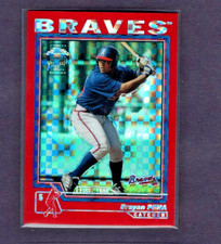 2004 TOPPS CHROME RED XFRACTOR MISSING AUTO #223 BRAYAN PENA ROOKIE GEM MINT SSP