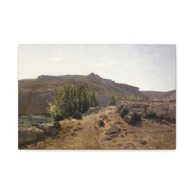Haes, Carlos de - Nuévalos (Aragón) - Canvas Wall Art