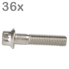 36 wheel bolts M7x32 stainless steel for BBS Rial Schmidt O.Z. Dynatech Carline F