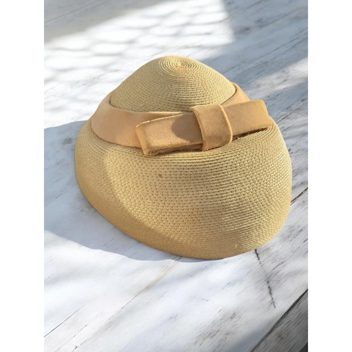 Beige Pillbox Vintage Hats for Women for sale | eBay display picture 1