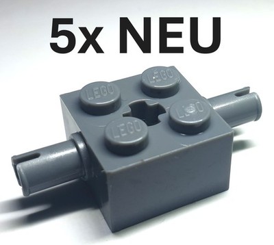 5x NEU LEGO  30000 Stein Brick modifiziert 2x2 Achse Halter Dark Bluish Gray #42