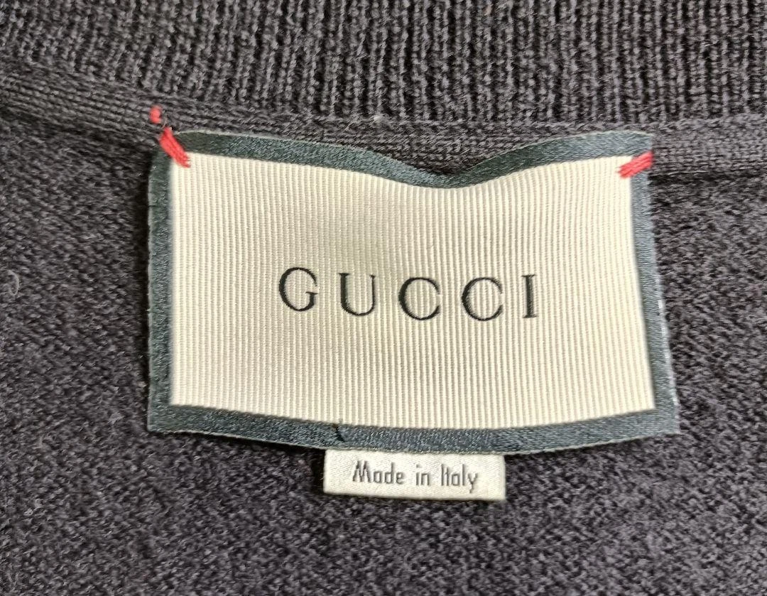 Giacca Gucci XL Lana Stadio Logo Attuale Usata Ottime Condizioni