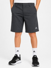 Adidas Unisex Kids Dark Gray ClimaLite Shorts Size 6 Used Athletic