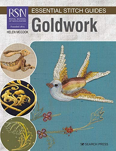 RSN Essential Stitch Guides: Goldwork: Large format edition By McCook, Helen He