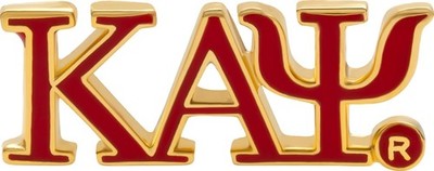 Kappa Alpha Psi Classic 3-Letter Lapel Pin [Red - 1'']