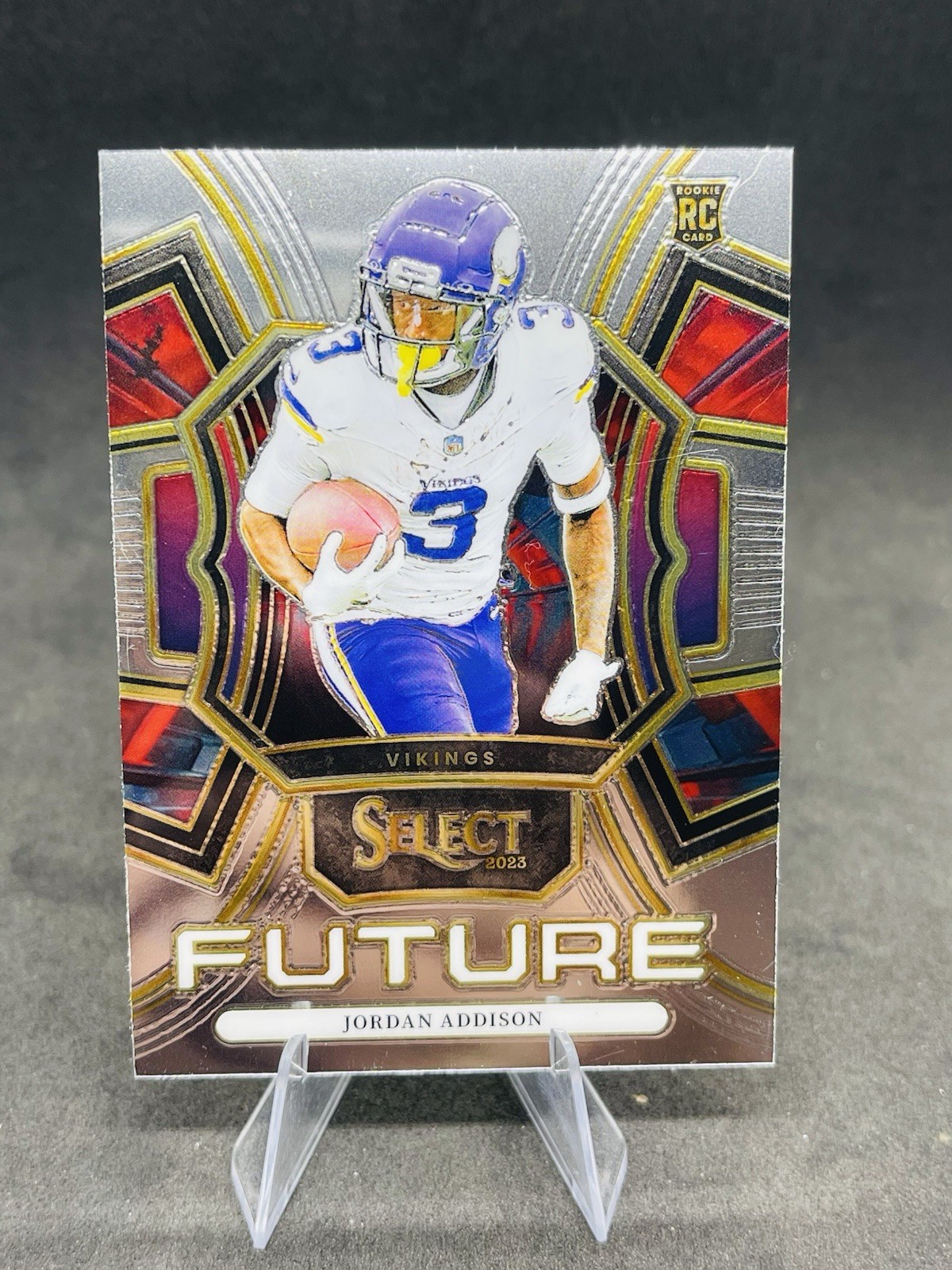 2023 Panini Select -Select Future #FUT-JAD Jordan Addison (RC) - Vikings