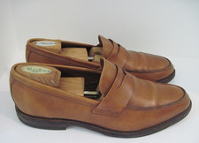 Brooks Brothers Brown Leather Penny Loafers Dress Shoes Made in USA 10 1/2 D