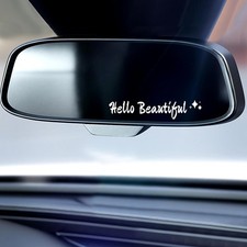 3pcs Mirror Decal Durable Rear View MirrorSticker Waterproof Vinyl Car Stickers