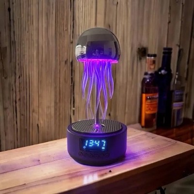 LED Ambient Light Bluetooth Jellyfish Speaker/Alarm Clock