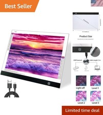 A3S Light Pad for Diamond Painting - Light Board Tracing with 3 Level Brightn...