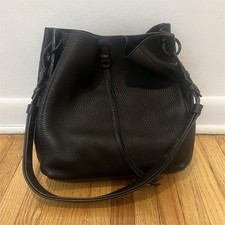 Rebecca Minkoff Darren Bag Black Pebbled Leat...