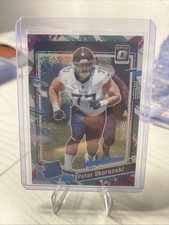 Panini 2023 Donruss Optic Peter Skoronski Rated Rookie #296 purple velocity 