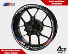 BMW M1000R White Wheel Decals S1KR  Rim Stickers S 1000R S1000 RR R XR