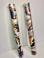 Vintage 1970,s Superman , Spider-Man ! Sealed Wallpaper 