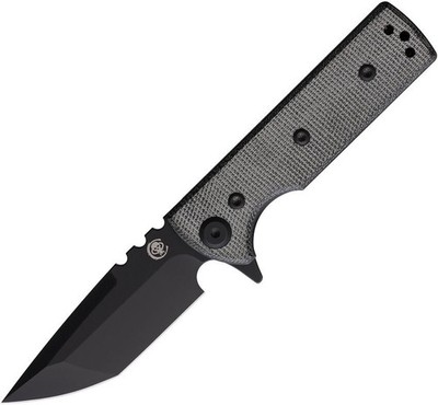 Chaves Knives T.A.K. Folding Knife 2.63'' Elmax Steel Tanto Blade Micarta Handle