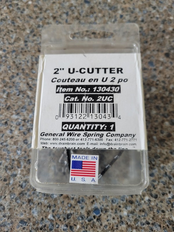 General Wire 2UC 2" U Cutter 2UC