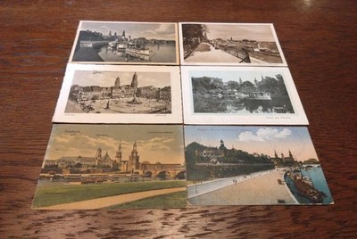 Konvolut alte Ansichtskarte Dresden Postkarte 6x AK Karte alt Lot 1 Sammlung