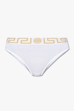Versace Women's "Jersey Topeka" Greeca Border Panties Versace sz 4 US L IT 44