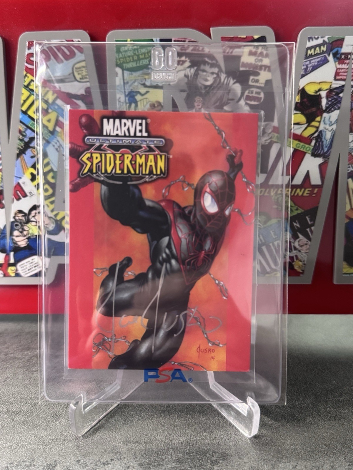2016 Marvel Masterpieces Jusko What If Autograph ULTIMATE SPIDER-MAN #1 8/10🕸️