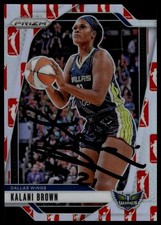 2024 Panini Prizm WNBA #29 Kalani Brown WNBA Logo Prizms IP Autograph Signed