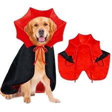Dog Halloween Costume Dog Vampire Costume Funny Pet Vampire Devil Cape Cloak ...