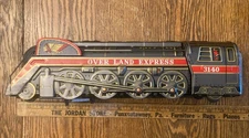 Vintage Modern Toys Overland Express 3140 Tin Lithograph Train 50’s,  Untested