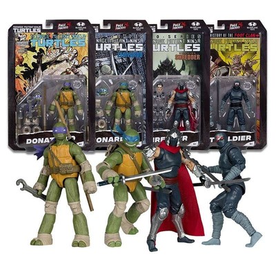 McFarlane Teenage Mutant Ninja Turtles Page Punchers 4 Figuren Set Mit Comic