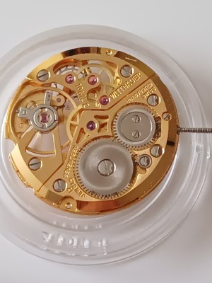 NOS PESEUX (ETA) 7001 SKELETON, SIGNED TECHNOS/WITTNAUER WORKING BUT UNTESTED