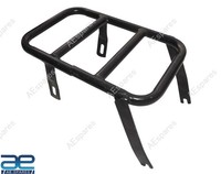 Schwarzer HeckgepäCkträGer FüR Royal Enfield Bullet Standard 350 500 NEU