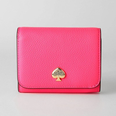Kate Spade Kayla Small L Zip Wallet KK056 650 Wild Pink | eBay