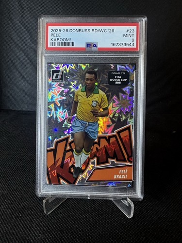 2025-26 Donruss FIFA World Cup PELE Kaboom! 💥 #23 Brazil PSA 9