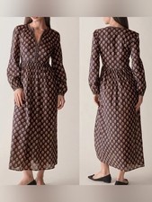 Size XS NWT Doen Rhiannon Dress in Noir Meadowsweet Floral
