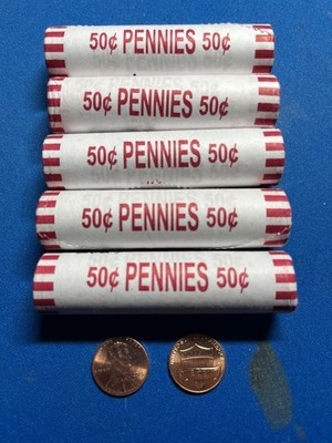 2025 P  1  Roll 50 Coins  Bright   Uncirculated