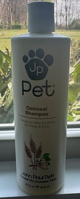 John Paul Pet Oatmeal Shampoo Sensitive Skin Formula for Dogs Cats 16 oz NEW