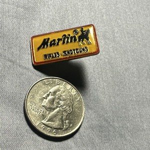 Marlin Rifles Shotguns Advertising Pinback Lapel Pin Pinback