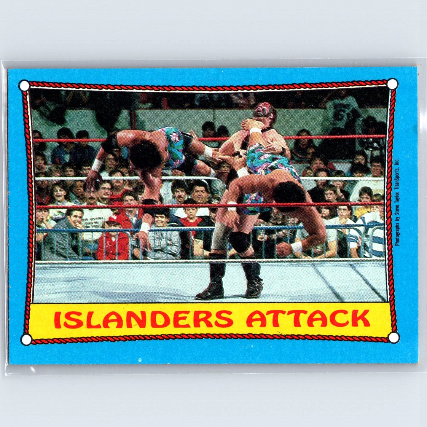 1987 Topps WWF Islanders Attack #30