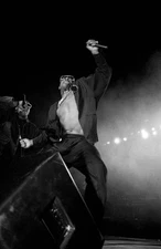 Rappers 2 Bigg MC and MC Hammer performs at Kemper Arena in Kansas- Old Photo 1