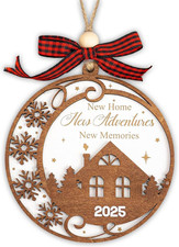 New Home Christmas Ornament 2025, Our First Home Ornament 2025, Neighbor Idea, H