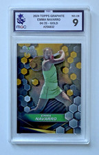 Emma Navarro 2024 Topps Graphite Gold Parallel /25 MGC 9 - Rare Graded