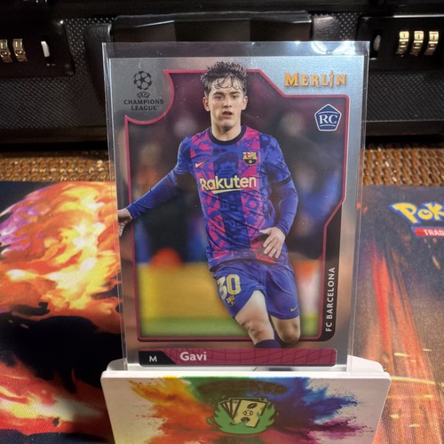 2021-22 Topps Merlin Collection Chrome Uefa Club Competitions - Gavi #107 (RC)