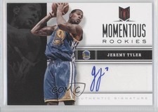 2012-13 Panini Momentum Momentous Rookies Auto Jeremy Tyler #60 Auto 0f8